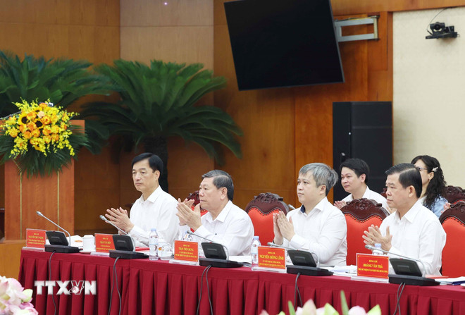 TỔNG BÍ THƯ TÔ LÂM LÀM VIỆC VỚI ỦY BAN KIỂM TRA TRUNG ƯƠNG- Ảnh 6. TỔNG BÍ THƯ TÔ LÂM LÀM VIỆC VỚI ỦY BAN KIỂM TRA TRUNG ƯƠNG- Ảnh 6.