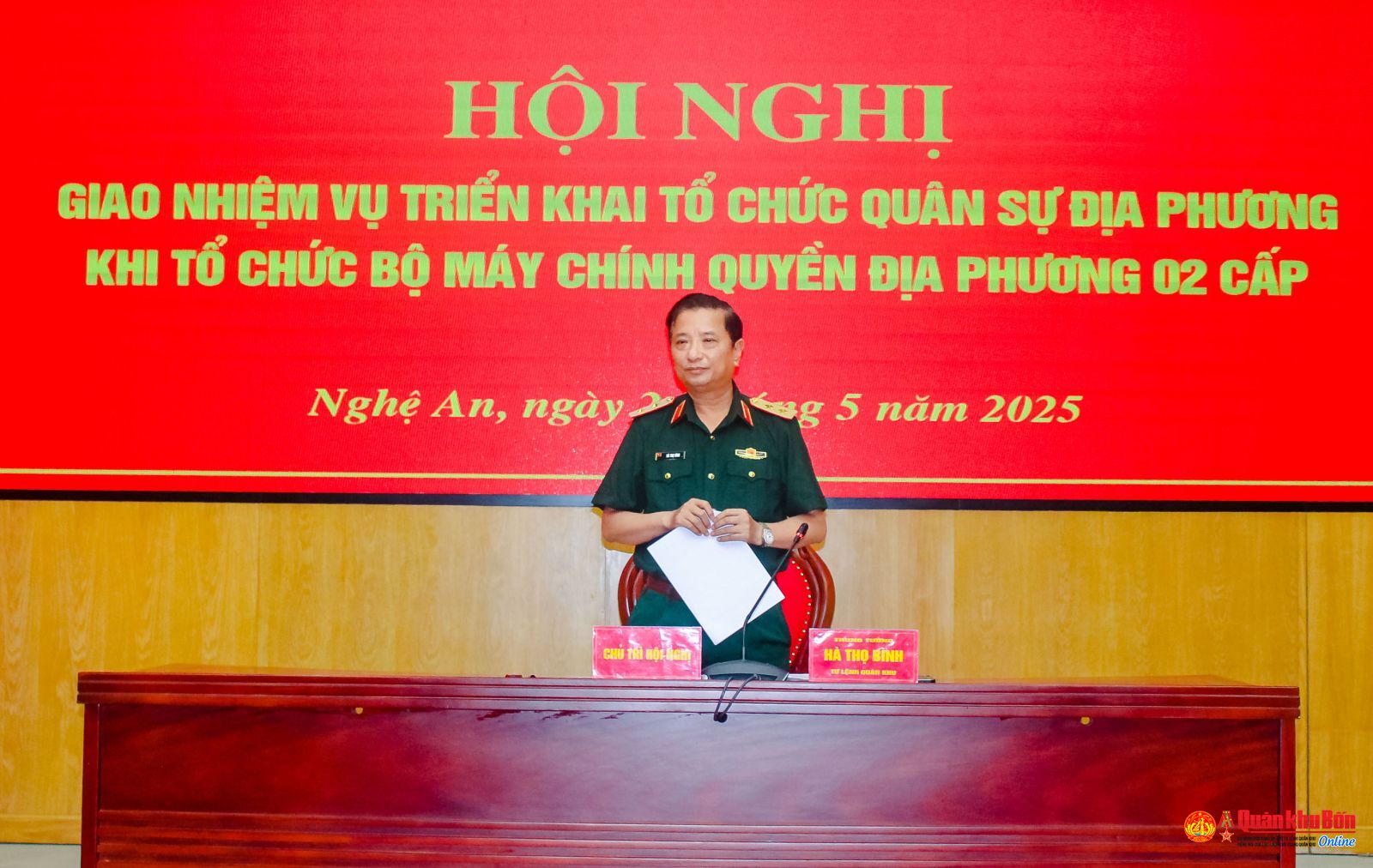 Triển khai sắp xếp, tổ chức lại cơ quan quân sự địa phương theo mô hình chính quyền địa phương 2 cấp- Ảnh 1. Triển khai sắp xếp, tổ chức lại cơ quan quân sự địa phương theo mô hình chính quyền địa phương 2 cấp- Ảnh 1.