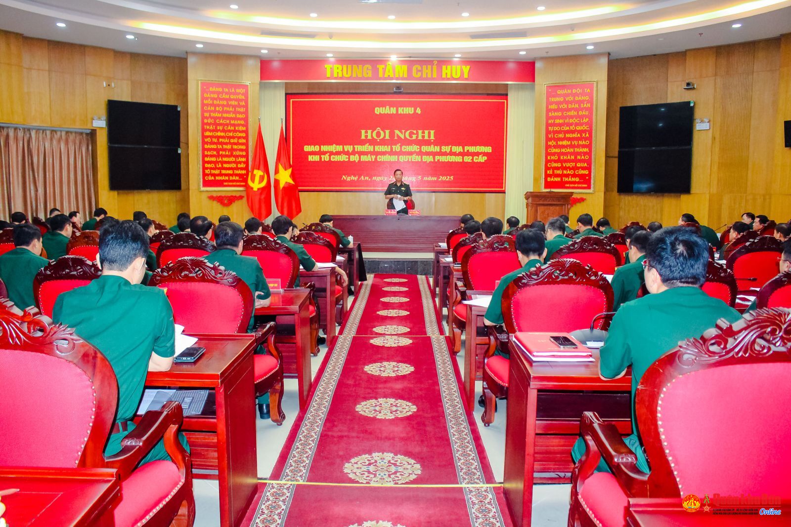 Triển khai sắp xếp, tổ chức lại cơ quan quân sự địa phương theo mô hình chính quyền địa phương 2 cấp- Ảnh 4. Triển khai sắp xếp, tổ chức lại cơ quan quân sự địa phương theo mô hình chính quyền địa phương 2 cấp- Ảnh 4.