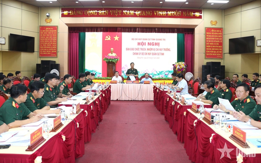 SẮP XẾP CƠ QUAN QUÂN SỰ ĐỊA PHƯƠNG: Bổ nhiệm tân Chỉ huy trưởng Bộ Chỉ huy Quân sự tỉnh Quảng Trị mới