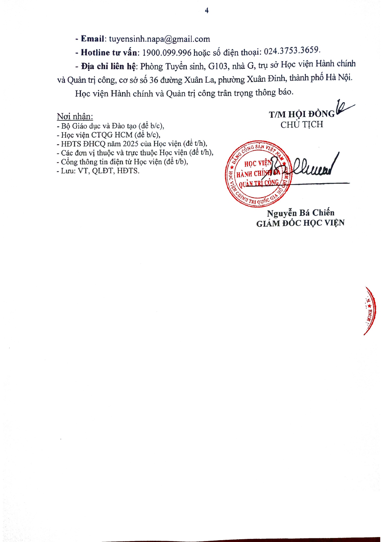 Điểm sàn tuyển sinh năm 2025 của Học viện Hành chính và Quản trị công- Ảnh 4. Điểm sàn tuyển sinh năm 2025 của Học viện Hành chính và Quản trị công- Ảnh 4.