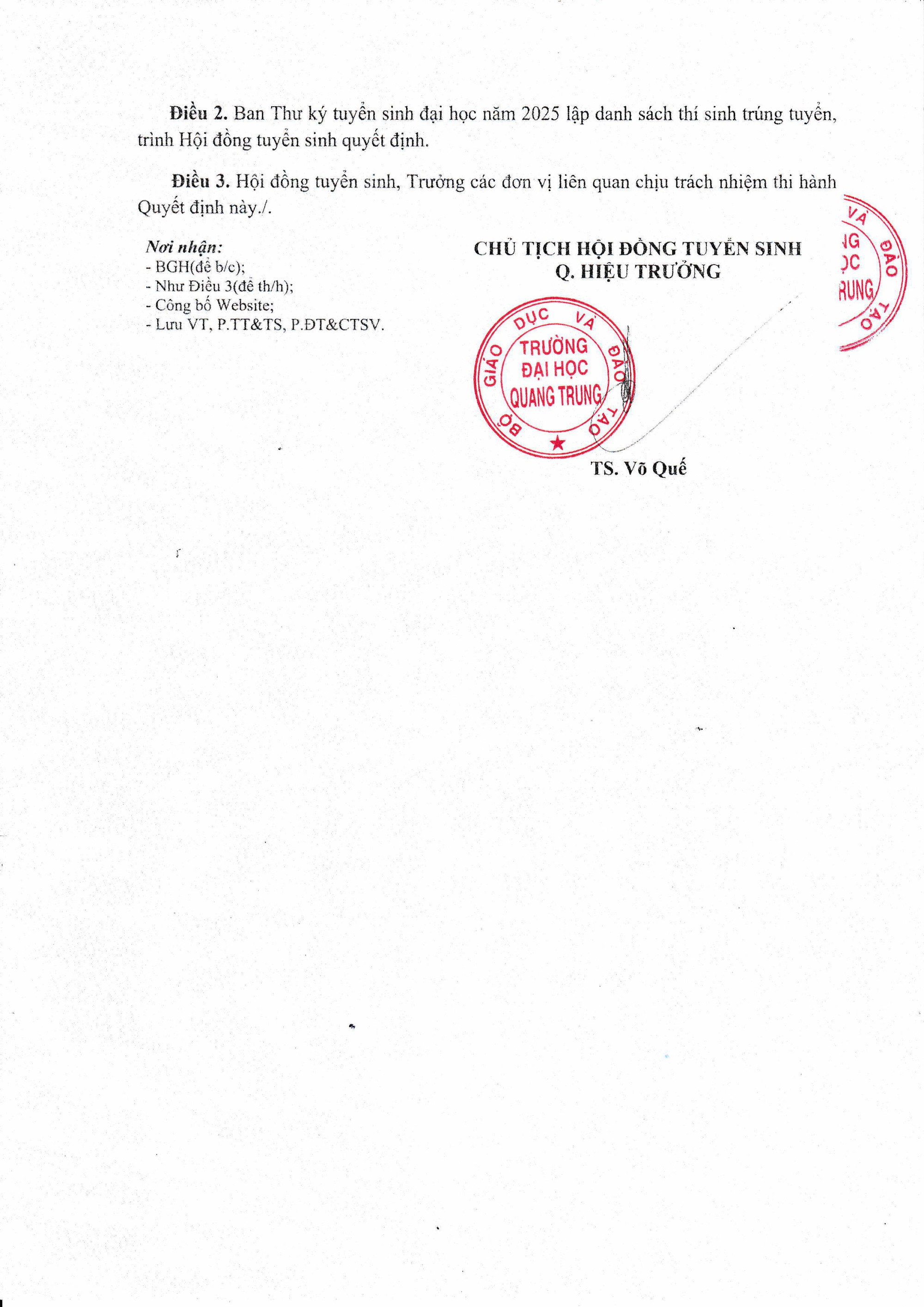 Điểm chuẩn Trường Đại học Quang Trung (QTU) 2025- Ảnh 3. Điểm chuẩn Trường Đại học Quang Trung (QTU) 2025- Ảnh 3.