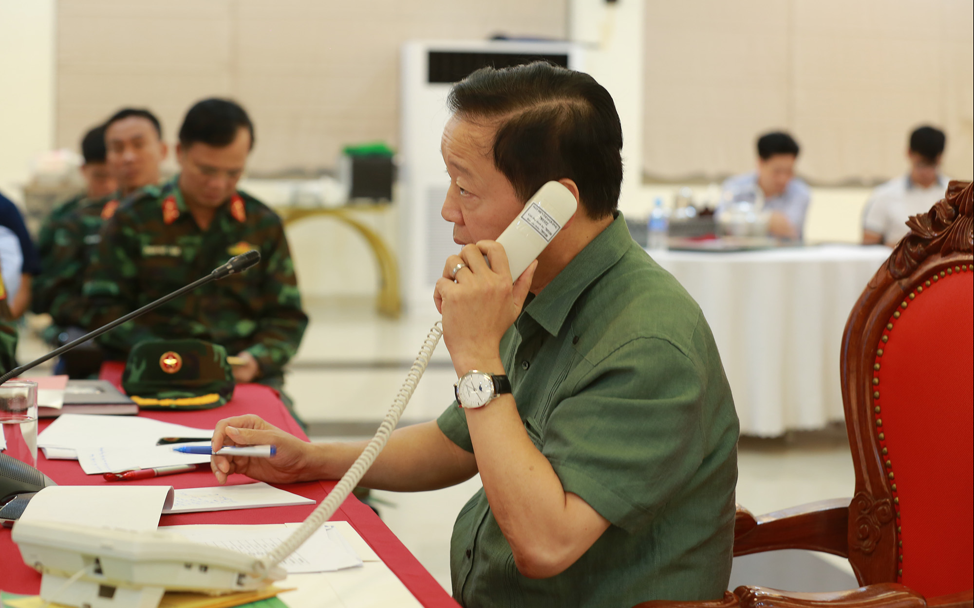 Bão số 5 đặc biệt phức tạp; mưa lớn diện rộng; chuẩn bị phương án ứng phó lũ chồng lũ- Ảnh 11.