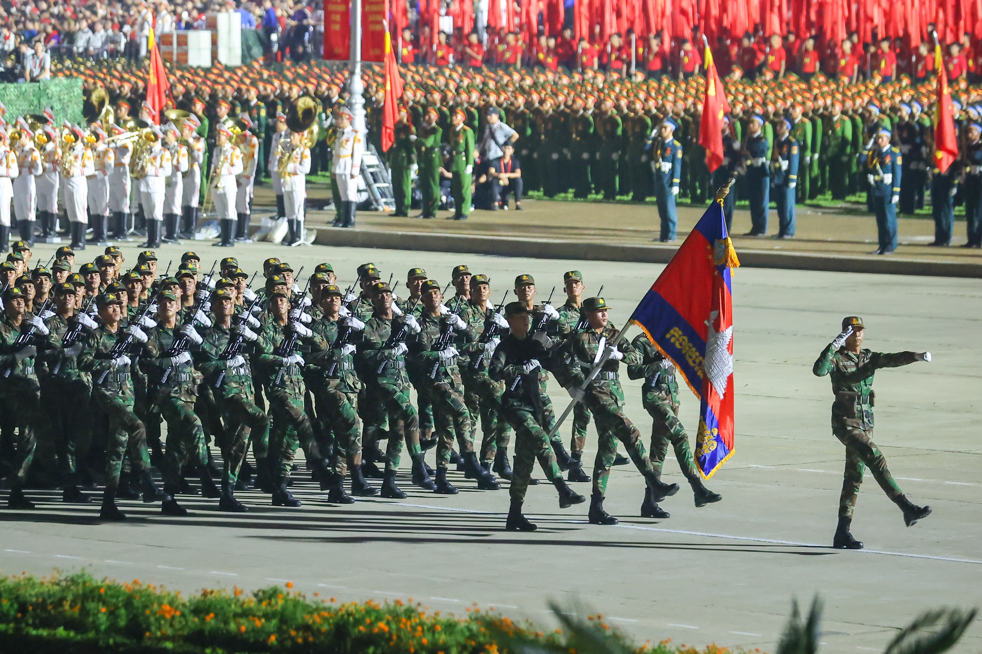 SƠ DUYỆT LỄ DIỄU BINH, DIỄU HÀNH A80: Thể hiện khí thế hào hùng, sức mạnh của lực lượng vũ trang nhân dân- Ảnh 9. SƠ DUYỆT LỄ DIỄU BINH, DIỄU HÀNH A80: Thể hiện khí thế hào hùng, sức mạnh của lực lượng vũ trang nhân dân- Ảnh 9.