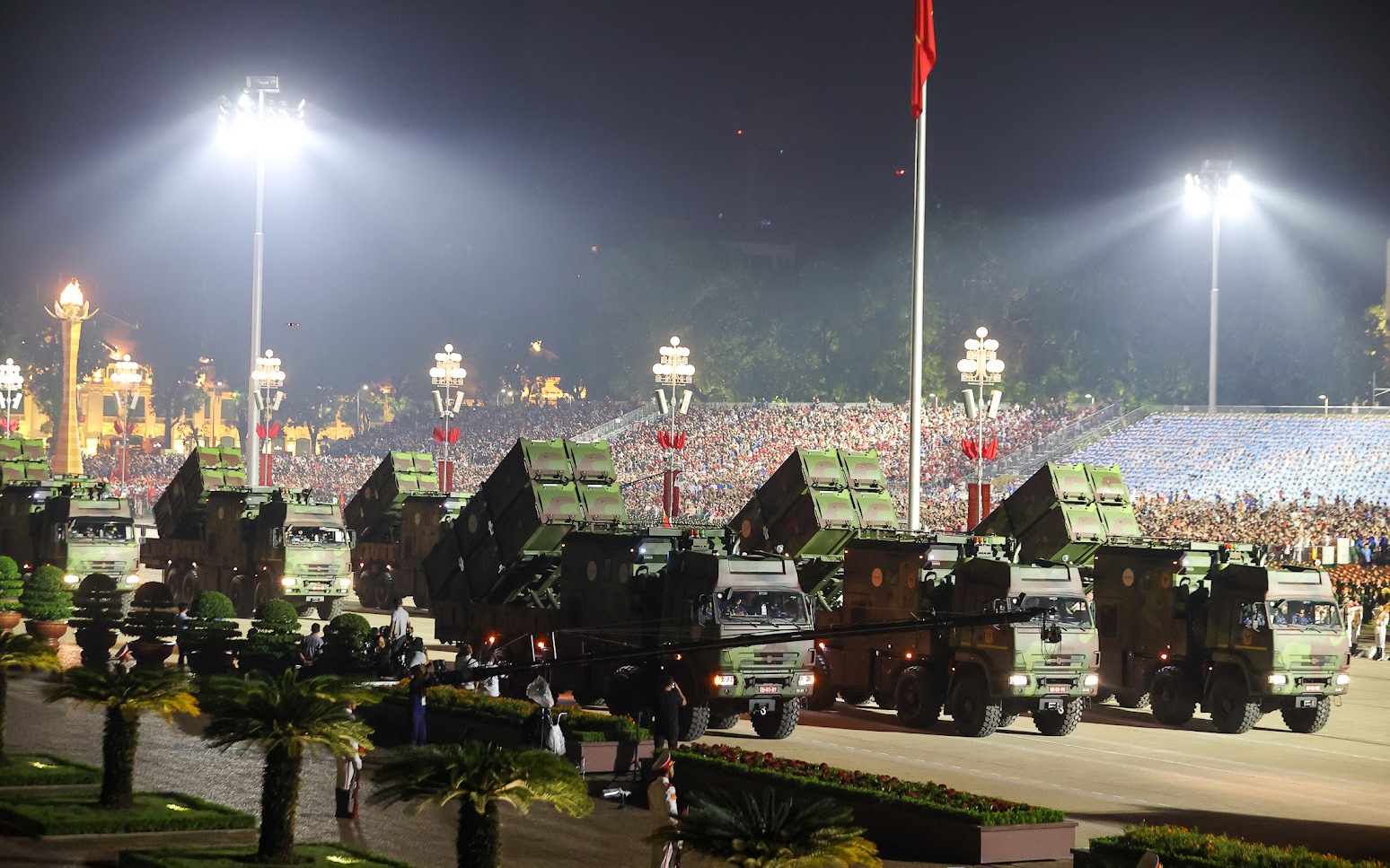 SƠ DUYỆT LỄ DIỄU BINH, DIỄU H&Agrave;NH A80: Thể hiện kh&iacute; thế h&agrave;o h&ugrave;ng, sức mạnh của lực lượng vũ trang nh&acirc;n d&acirc;n