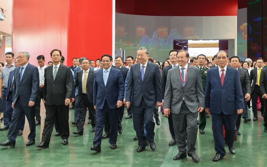 Lãnh đạo Đảng, Nhà nước tham quan Triển lãm '80 năm hành trình Độc lập - Tự do - Hạnh phúc'