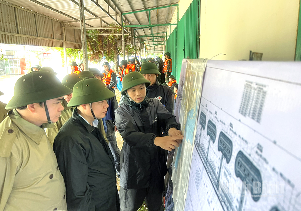 NINH BÌNH: HUY ĐỘNG TOÀN LỰC 'CỨU' ĐÊ BIỂN HẢI THỊNH, KHẮC PHỤC HẬU QUẢ BÃO SỐ 10- Ảnh 2.