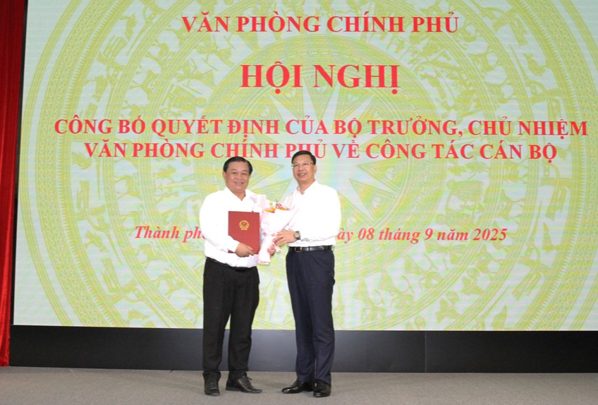 Văn phòng Chính phủ công bố các Quyết định về công tác cán bộ- Ảnh 1.