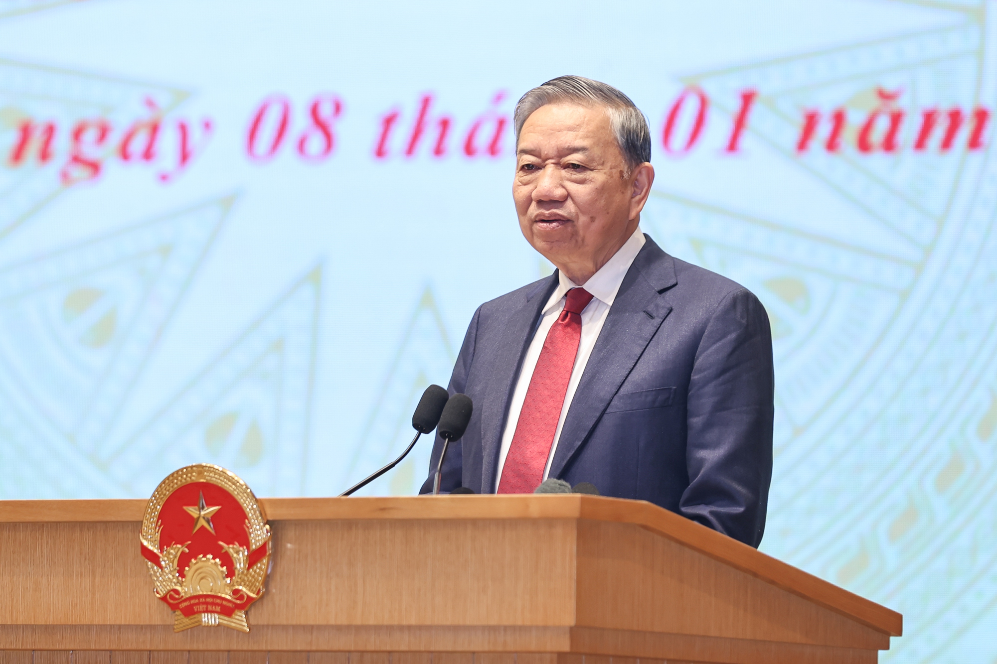 TOÀN VĂN: PHÁT BIỂU CHỈ ĐẠO CỦA TỔNG BÍ THƯ TÔ LÂM TẠI HỘI NGHỊ TOÀN QUỐC CHÍNH PHỦ VÀ CHÍNH QUYỀN ĐỊA PHƯƠNG- Ảnh 1.