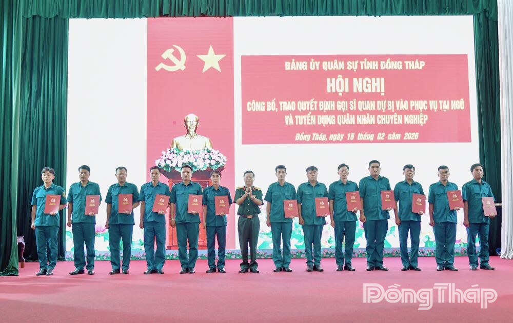 Bổ nhiệm 210 quân nhân chuyên nghiệp làm Phó Chỉ huy trưởng, Trợ lý... gọi 178 sĩ quan dự bị vào phục vụ tại ngũ- Ảnh 3.