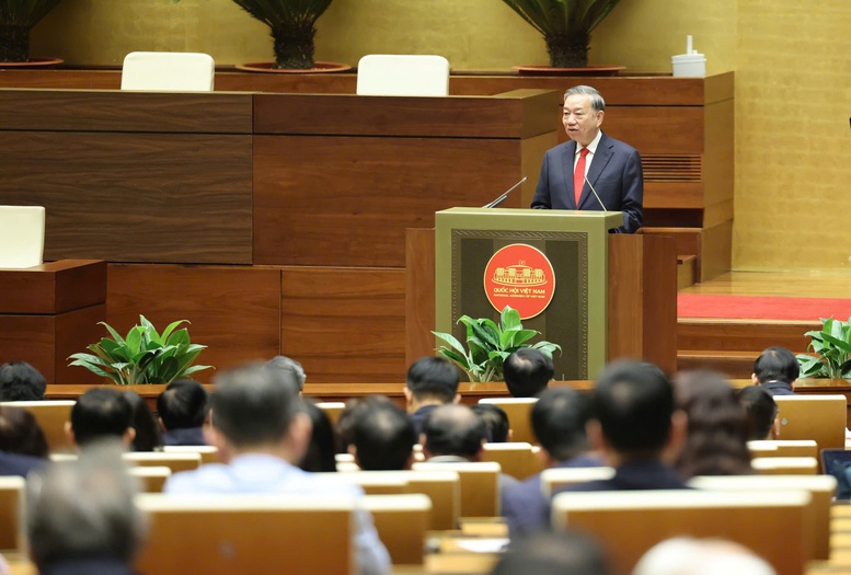 TOÀN VĂN: PHÁT BIỂU CỦA TỔNG BÍ THƯ TÔ LÂM tại HỘI NGHỊ TOÀN QUỐC QUÁN TRIỆT, TRIỂN KHAI THỰC HIỆN NGHỊ QUYẾT SỐ 79-NQ/TW và NGHỊ QUYẾT SỐ 80-NQ/TW của BỘ CHÍNH TRỊ- Ảnh 3.
