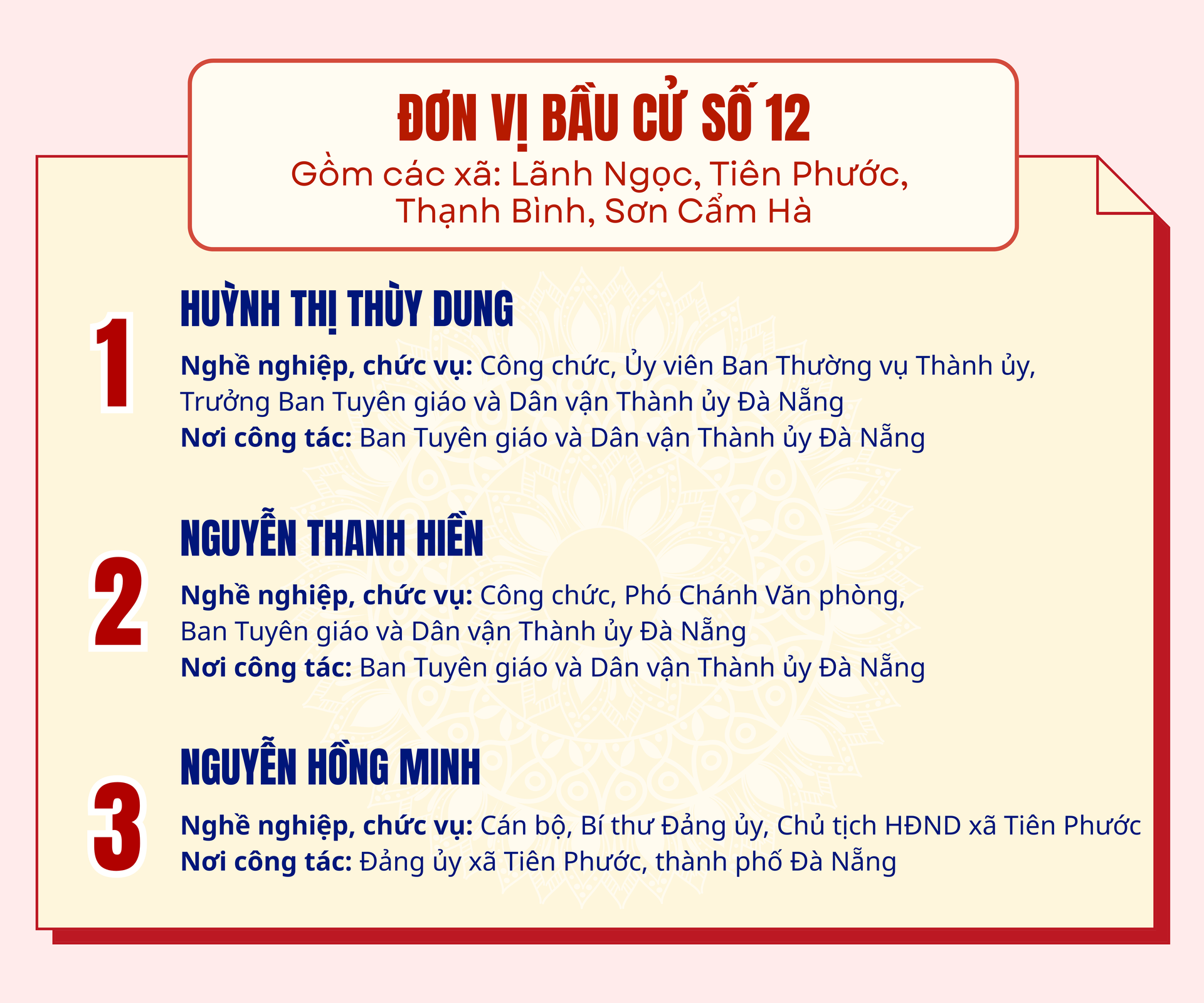 Danh sách những người ứng cử đại biểu HĐND TP Đà Nẵng nhiệm kỳ 2026-2031- Ảnh 12.
