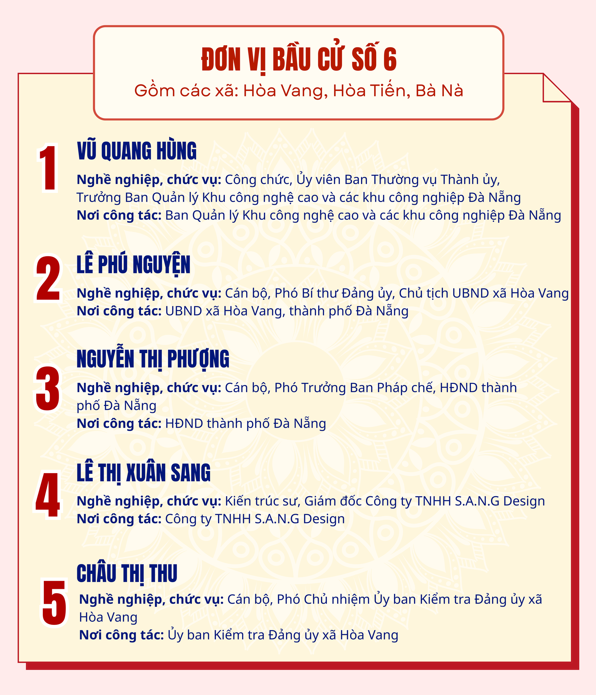 Danh sách những người ứng cử đại biểu HĐND TP Đà Nẵng nhiệm kỳ 2026-2031- Ảnh 6.