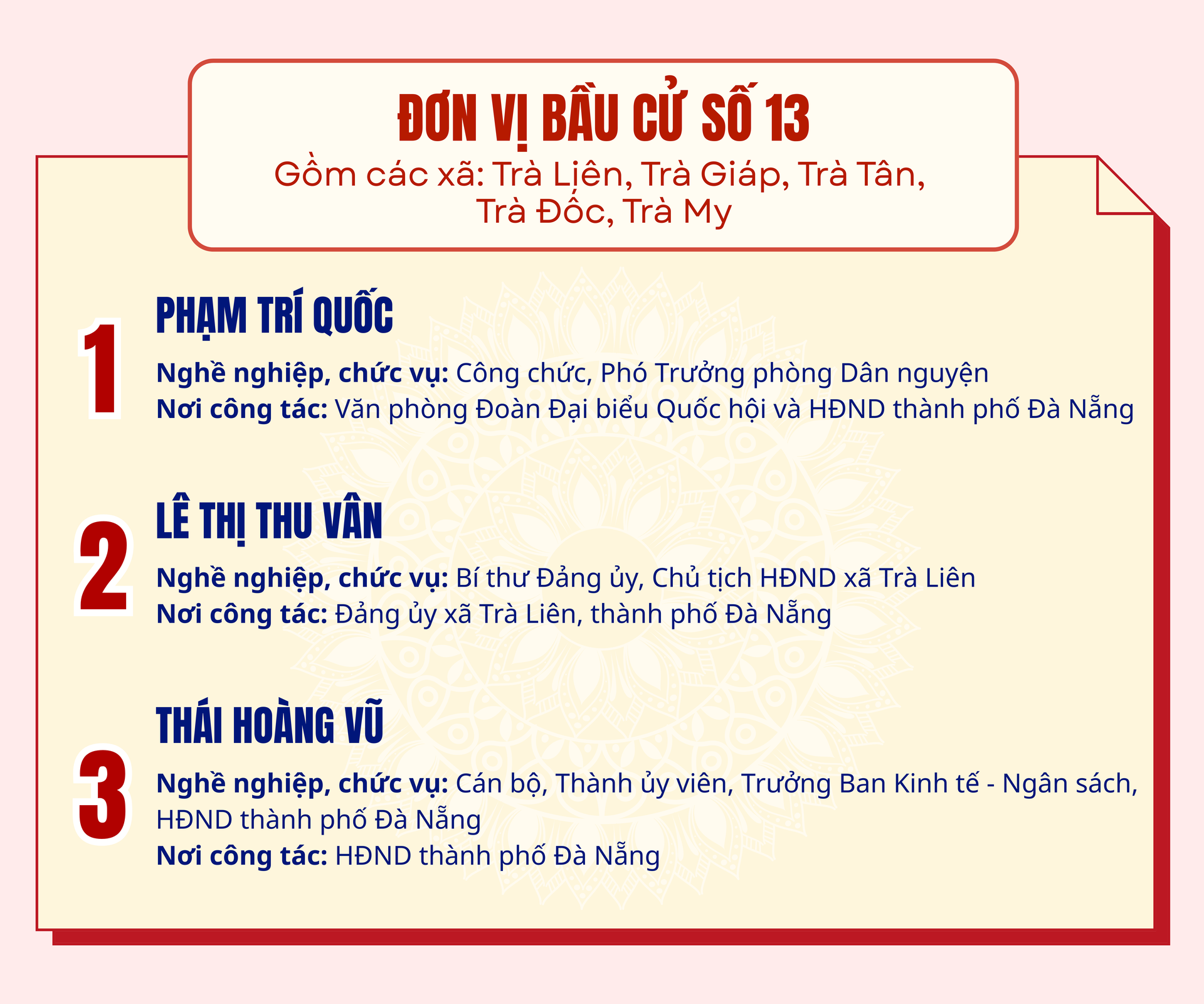 Danh sách những người ứng cử đại biểu HĐND TP Đà Nẵng nhiệm kỳ 2026-2031- Ảnh 13.