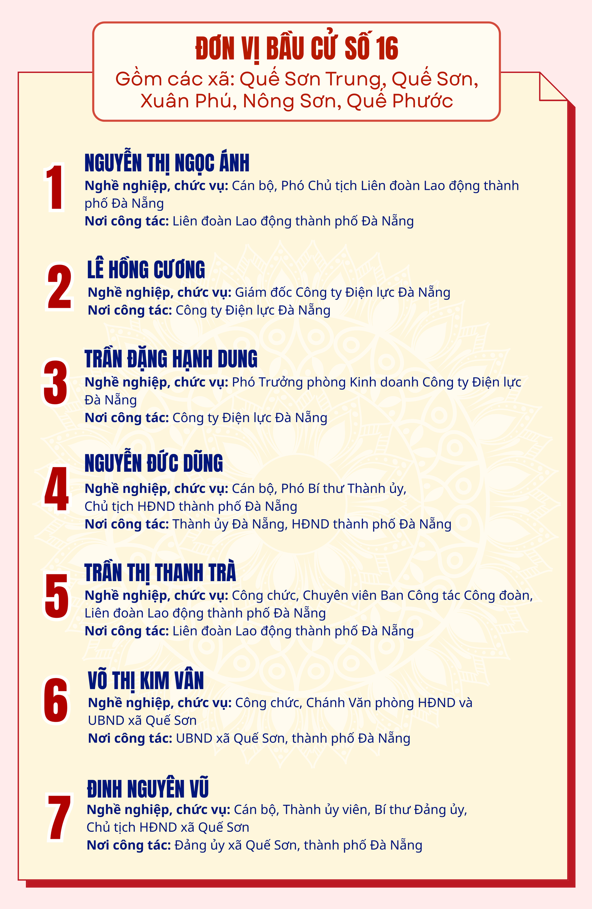 Danh sách những người ứng cử đại biểu HĐND TP Đà Nẵng nhiệm kỳ 2026-2031- Ảnh 16.