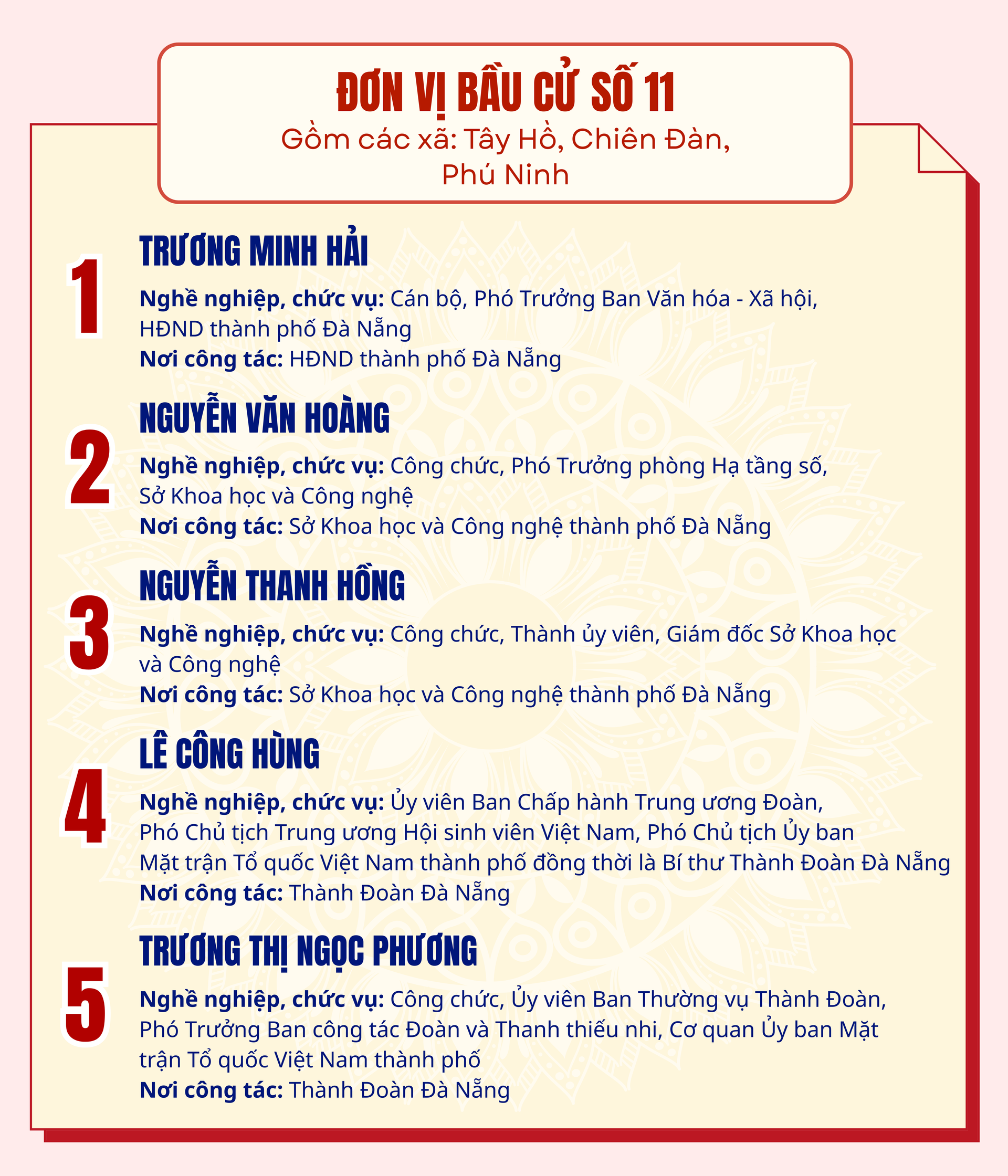 Danh sách những người ứng cử đại biểu HĐND TP Đà Nẵng nhiệm kỳ 2026-2031- Ảnh 11.