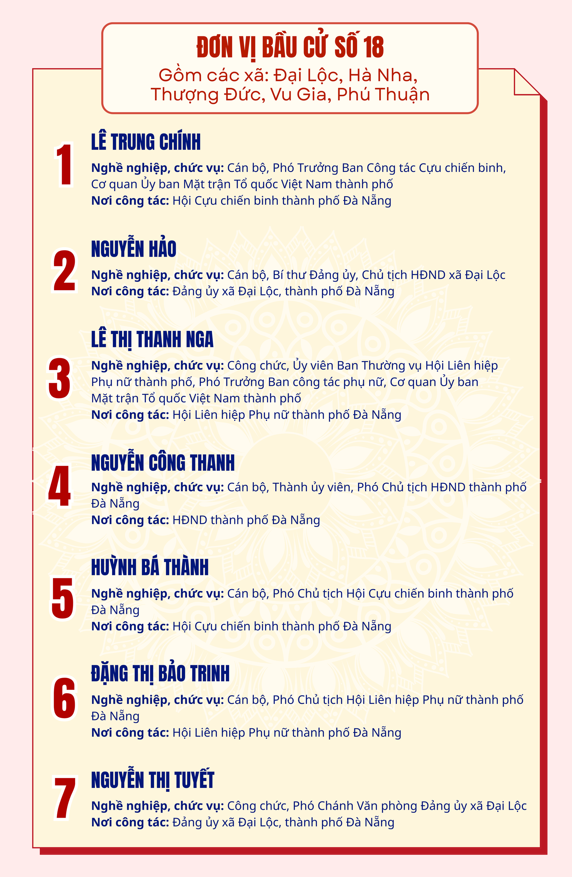 Danh sách những người ứng cử đại biểu HĐND TP Đà Nẵng nhiệm kỳ 2026-2031- Ảnh 18.