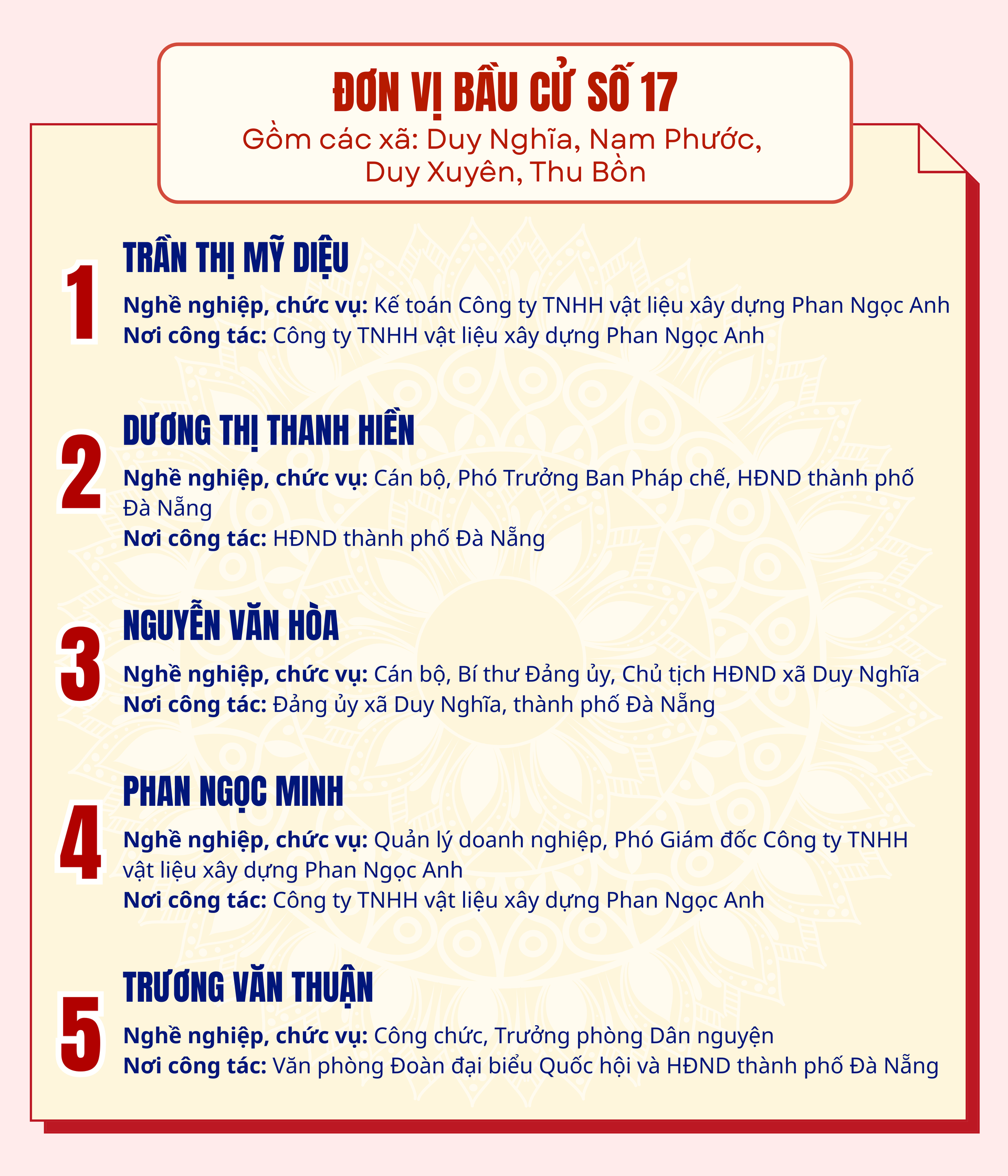 Danh sách những người ứng cử đại biểu HĐND TP Đà Nẵng nhiệm kỳ 2026-2031- Ảnh 17.