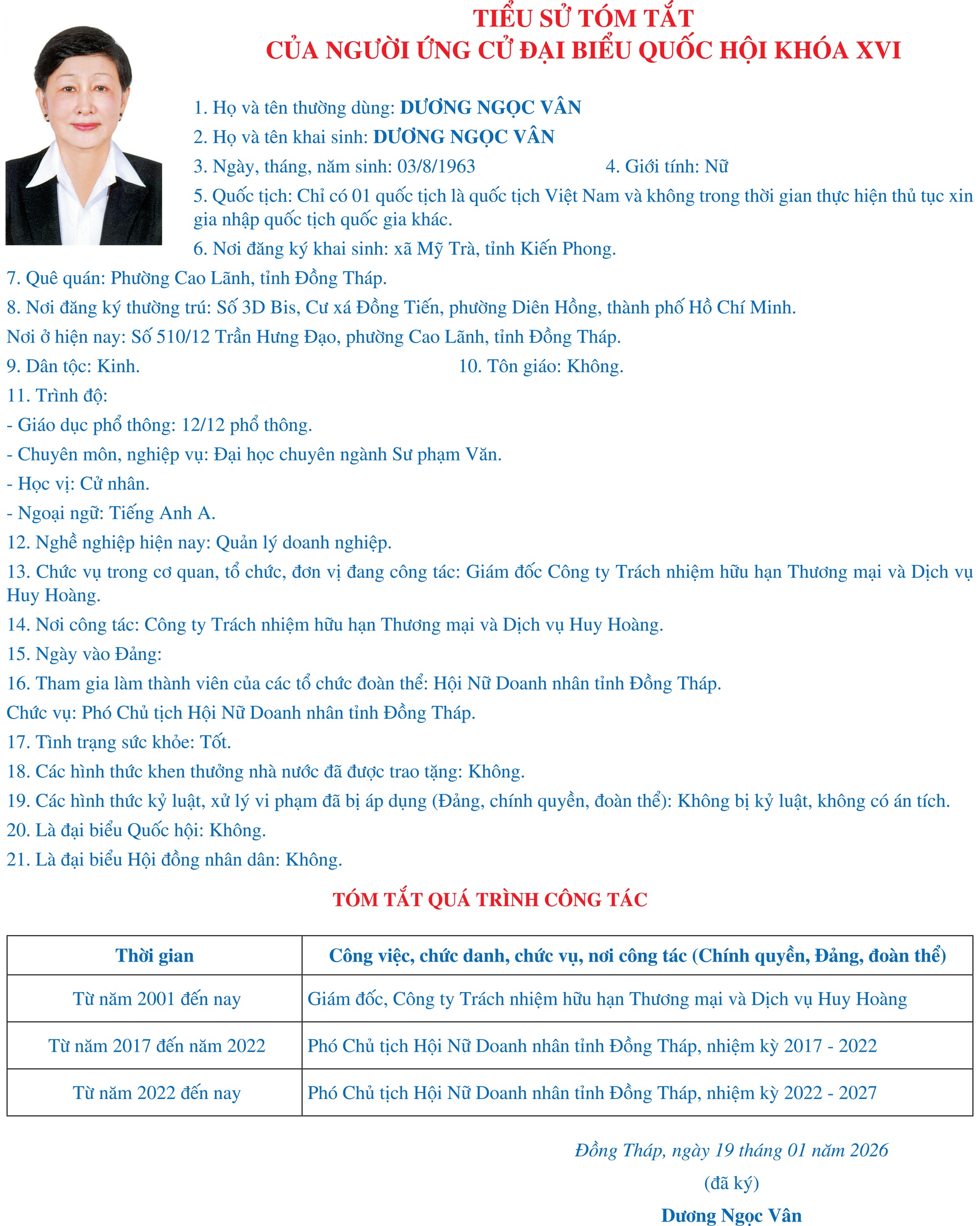 Tiểu sử tóm tắt những người ứng cử đại biểu Quốc hội khóa XVI tại Đồng Tháp- Ảnh 10.