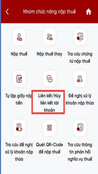 Hướng dẫn liên kết tài khoản ngân hàng với Etax Mobile- Ảnh 2.