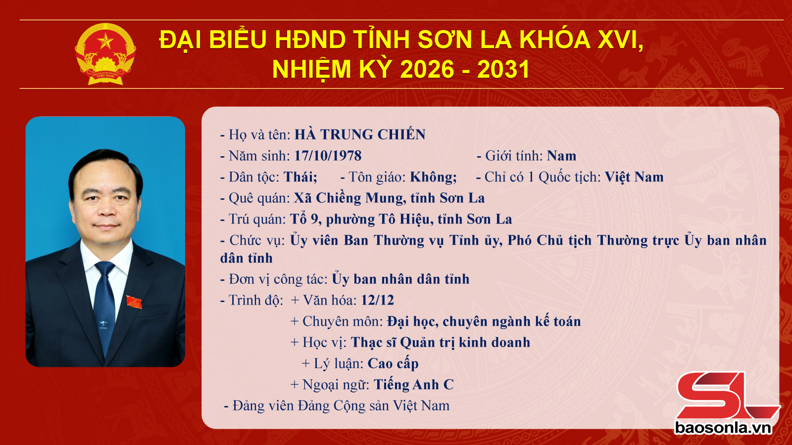 Danh sách trúng cử đại biểu HĐND tỉnh Sơn La nhiệm kỳ 2026-2031- Ảnh 5.
