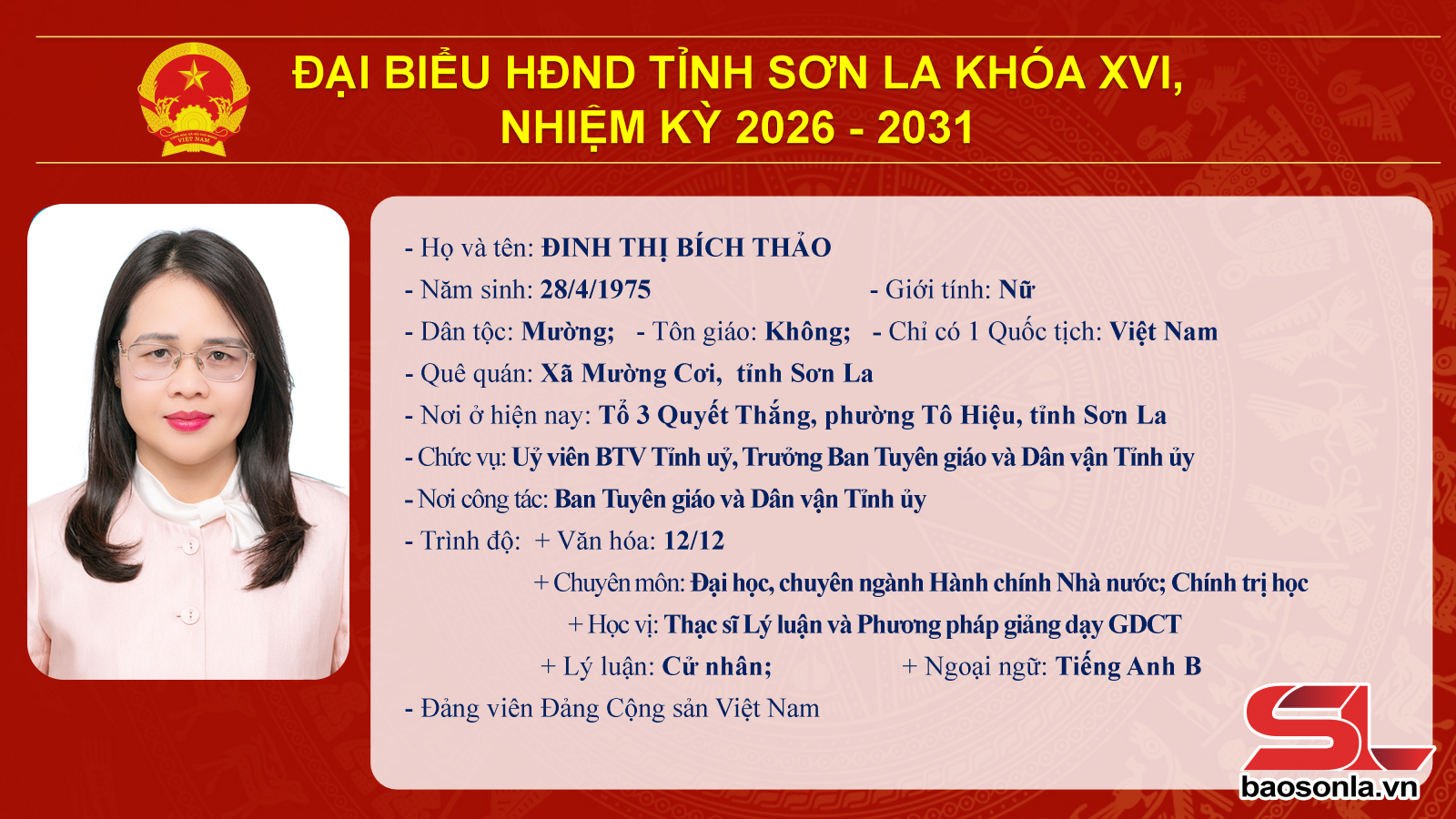 Danh sách trúng cử đại biểu HĐND tỉnh Sơn La nhiệm kỳ 2026-2031- Ảnh 8.
