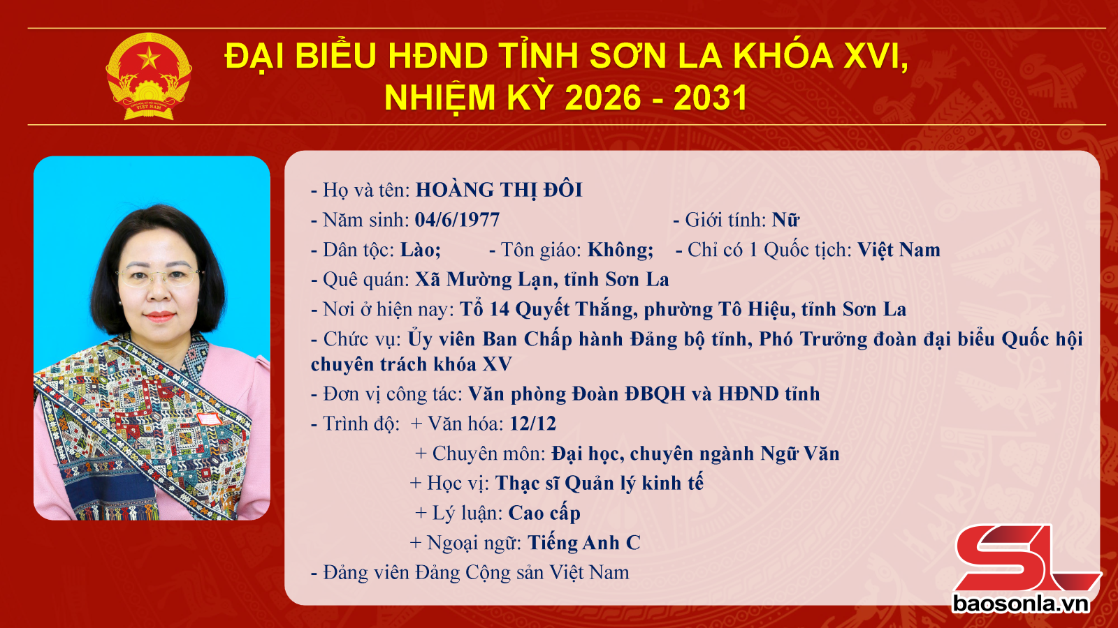 Danh sách trúng cử đại biểu HĐND tỉnh Sơn La nhiệm kỳ 2026-2031- Ảnh 10.