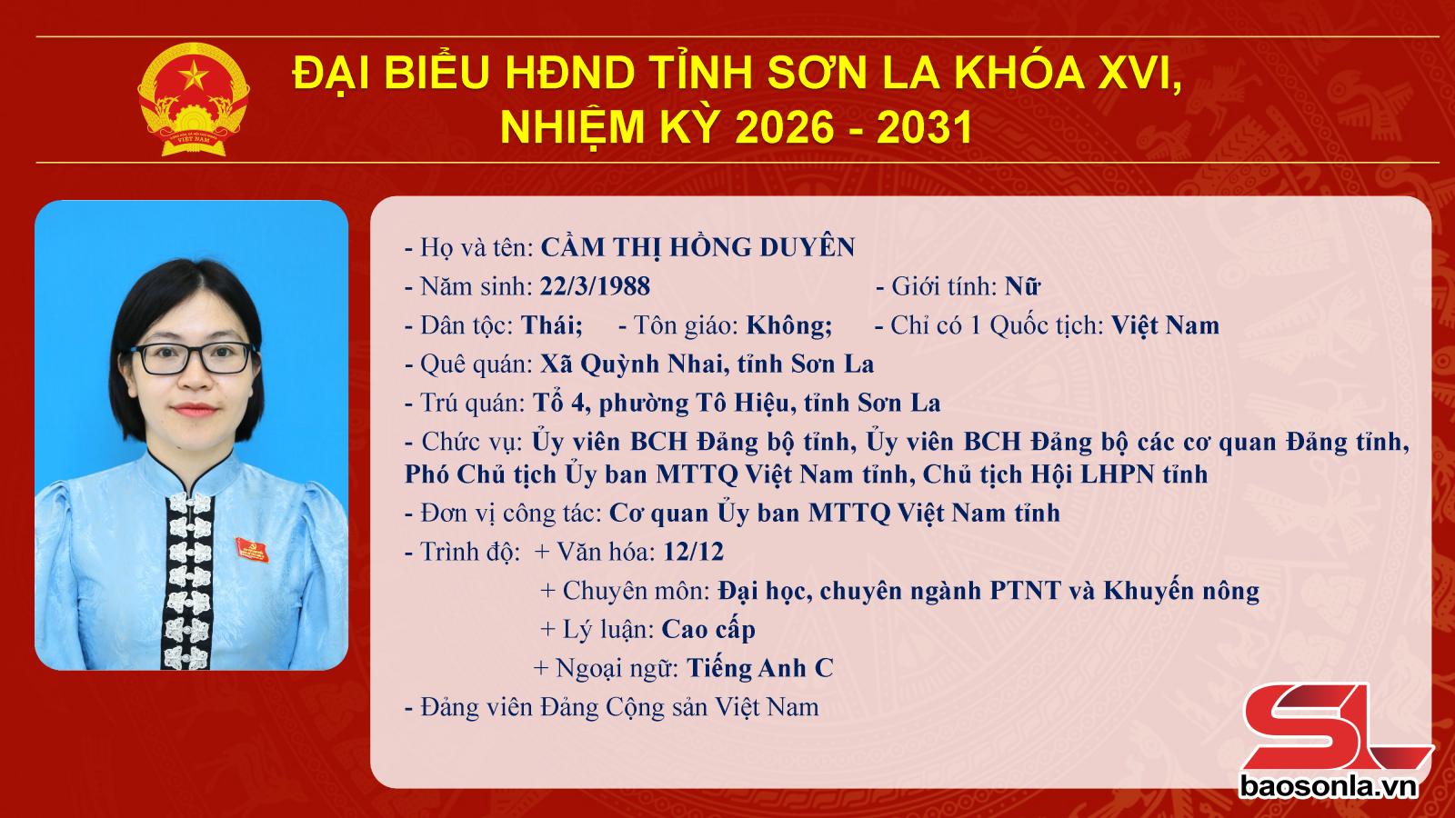 Danh sách trúng cử đại biểu HĐND tỉnh Sơn La nhiệm kỳ 2026-2031- Ảnh 12.