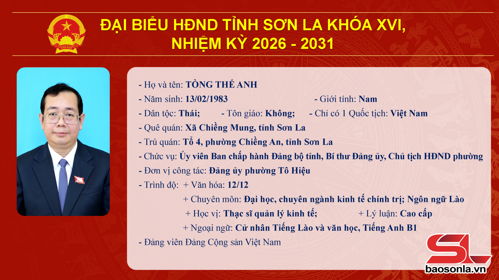 Danh sách trúng cử đại biểu HĐND tỉnh Sơn La nhiệm kỳ 2026-2031- Ảnh 17.