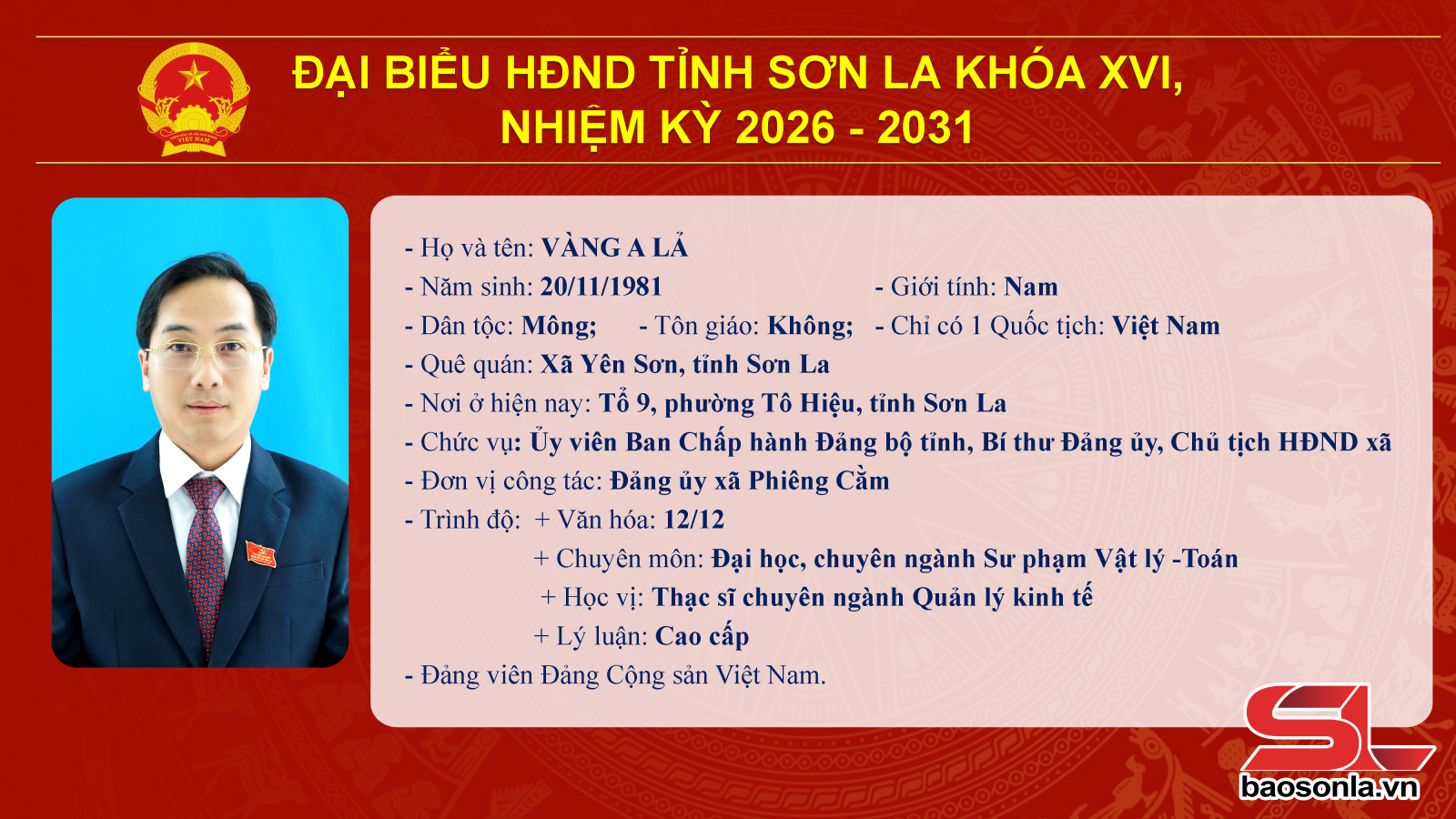 Danh sách trúng cử đại biểu HĐND tỉnh Sơn La nhiệm kỳ 2026-2031- Ảnh 22.