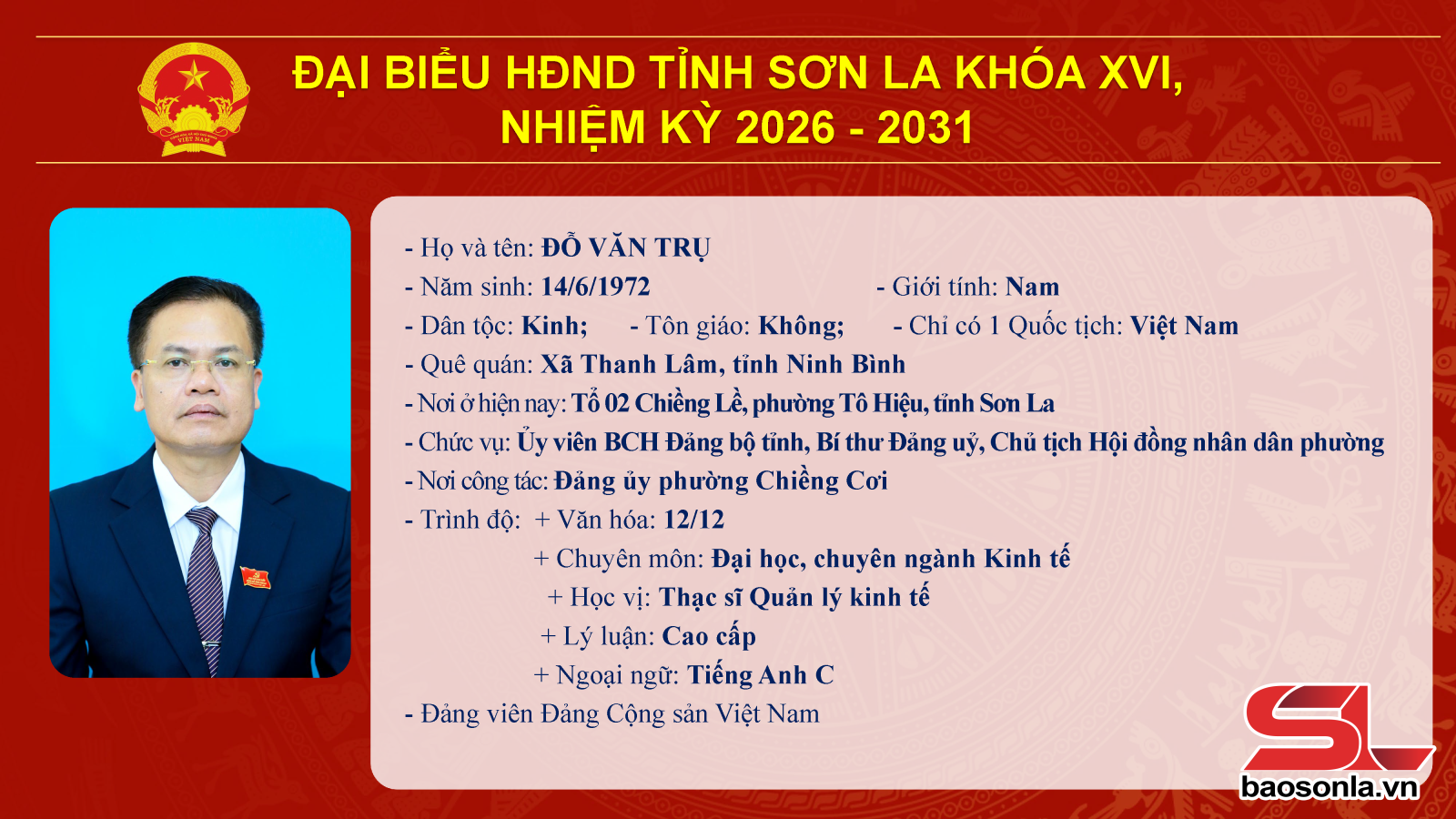 Danh sách trúng cử đại biểu HĐND tỉnh Sơn La nhiệm kỳ 2026-2031- Ảnh 24.
