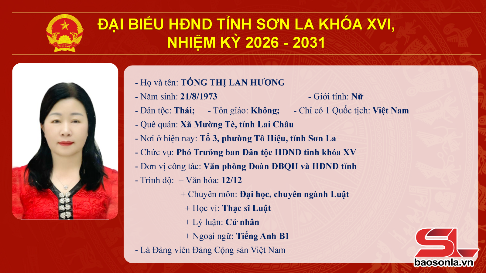 Danh sách trúng cử đại biểu HĐND tỉnh Sơn La nhiệm kỳ 2026-2031- Ảnh 27.