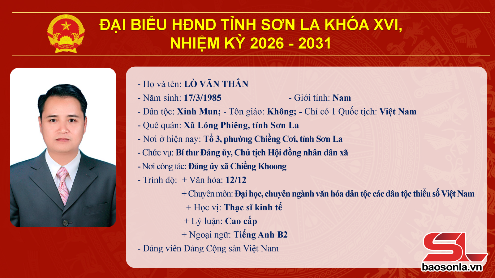 Danh sách trúng cử đại biểu HĐND tỉnh Sơn La nhiệm kỳ 2026-2031- Ảnh 34.