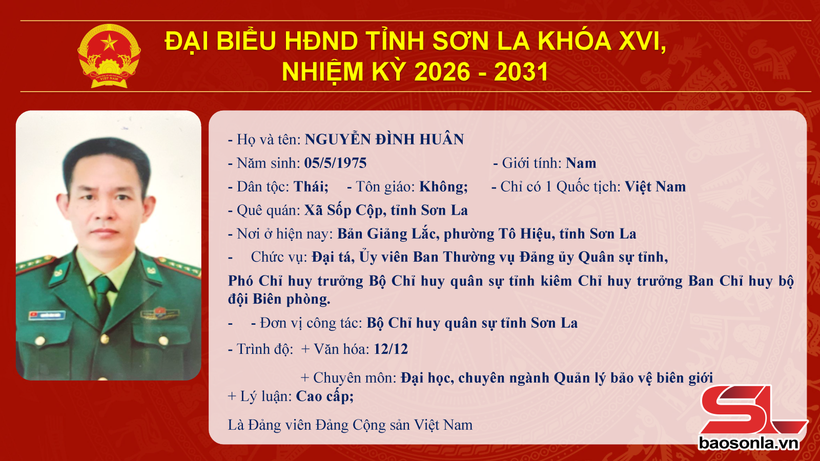 Danh sách trúng cử đại biểu HĐND tỉnh Sơn La nhiệm kỳ 2026-2031- Ảnh 37.