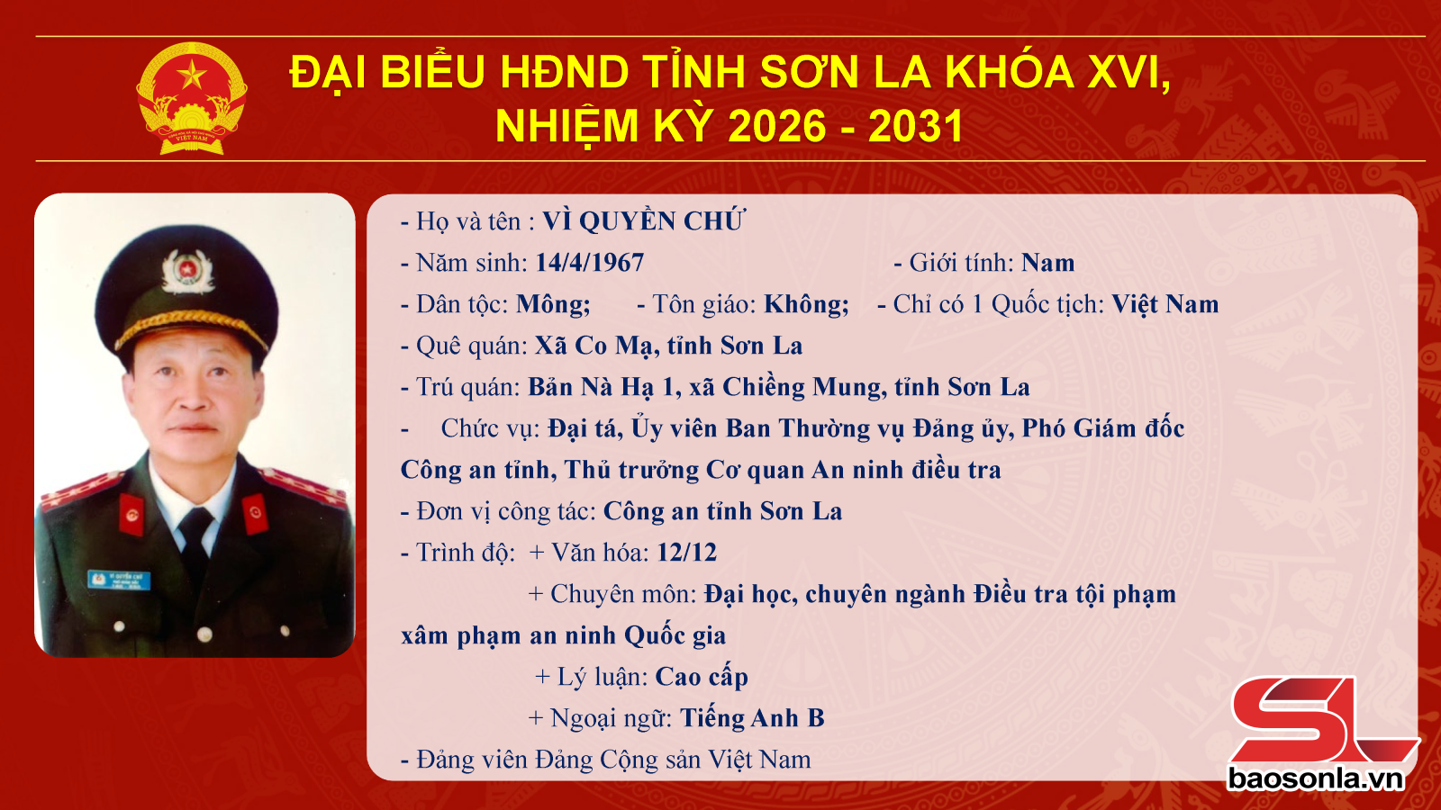 Danh sách trúng cử đại biểu HĐND tỉnh Sơn La nhiệm kỳ 2026-2031- Ảnh 40.