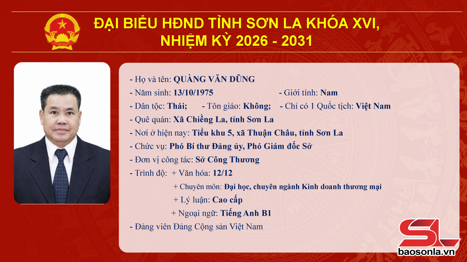 Danh sách trúng cử đại biểu HĐND tỉnh Sơn La nhiệm kỳ 2026-2031- Ảnh 41.