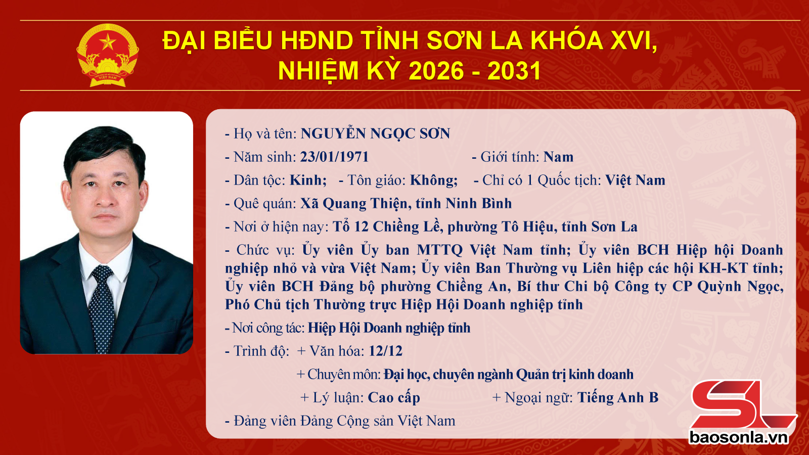 Danh sách trúng cử đại biểu HĐND tỉnh Sơn La nhiệm kỳ 2026-2031- Ảnh 47.