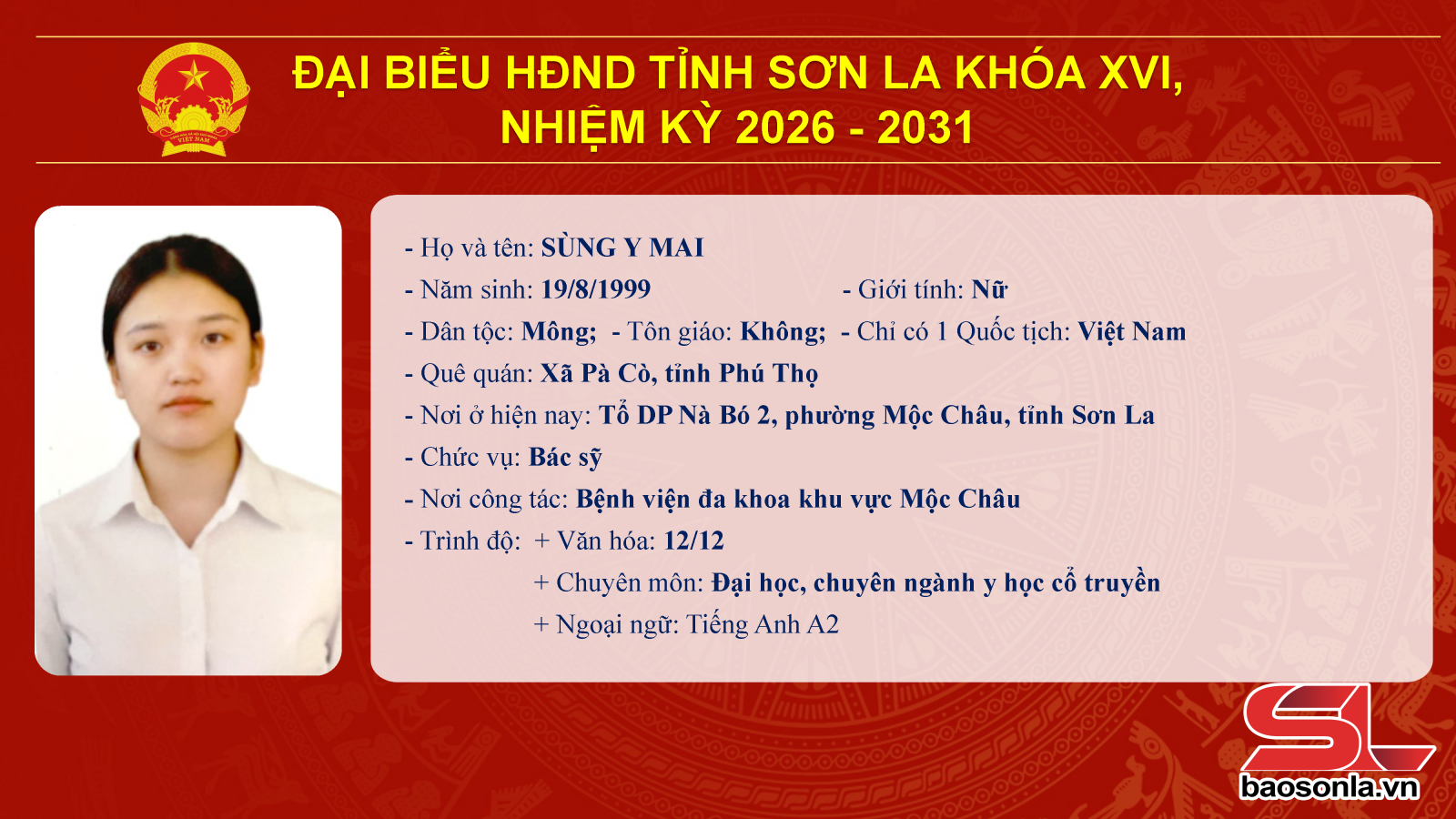 Danh sách trúng cử đại biểu HĐND tỉnh Sơn La nhiệm kỳ 2026-2031- Ảnh 50.