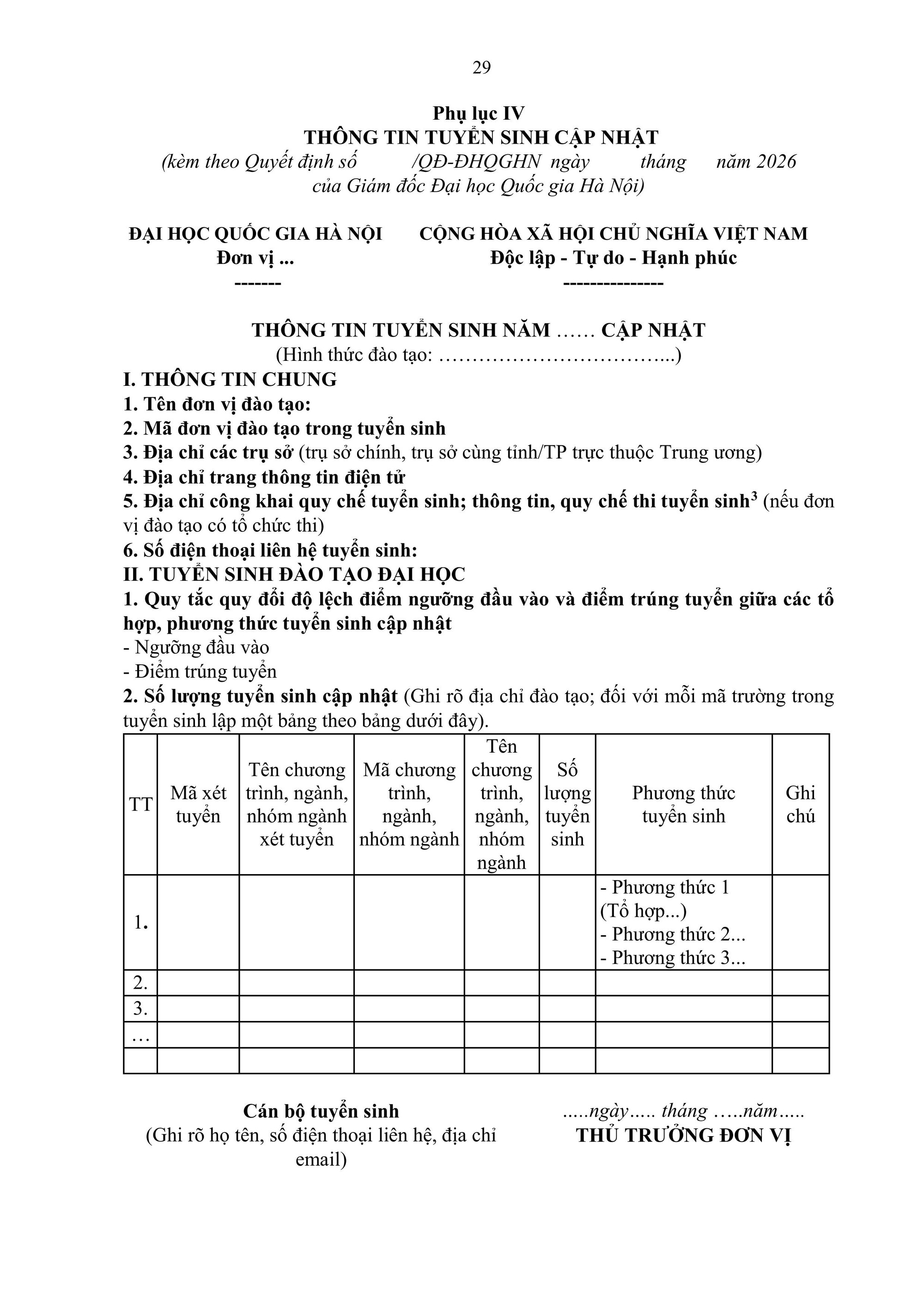 Quy chế TUYỂN SINH 2026 của Đại học Quốc gia Hà Nội- Ảnh 31.