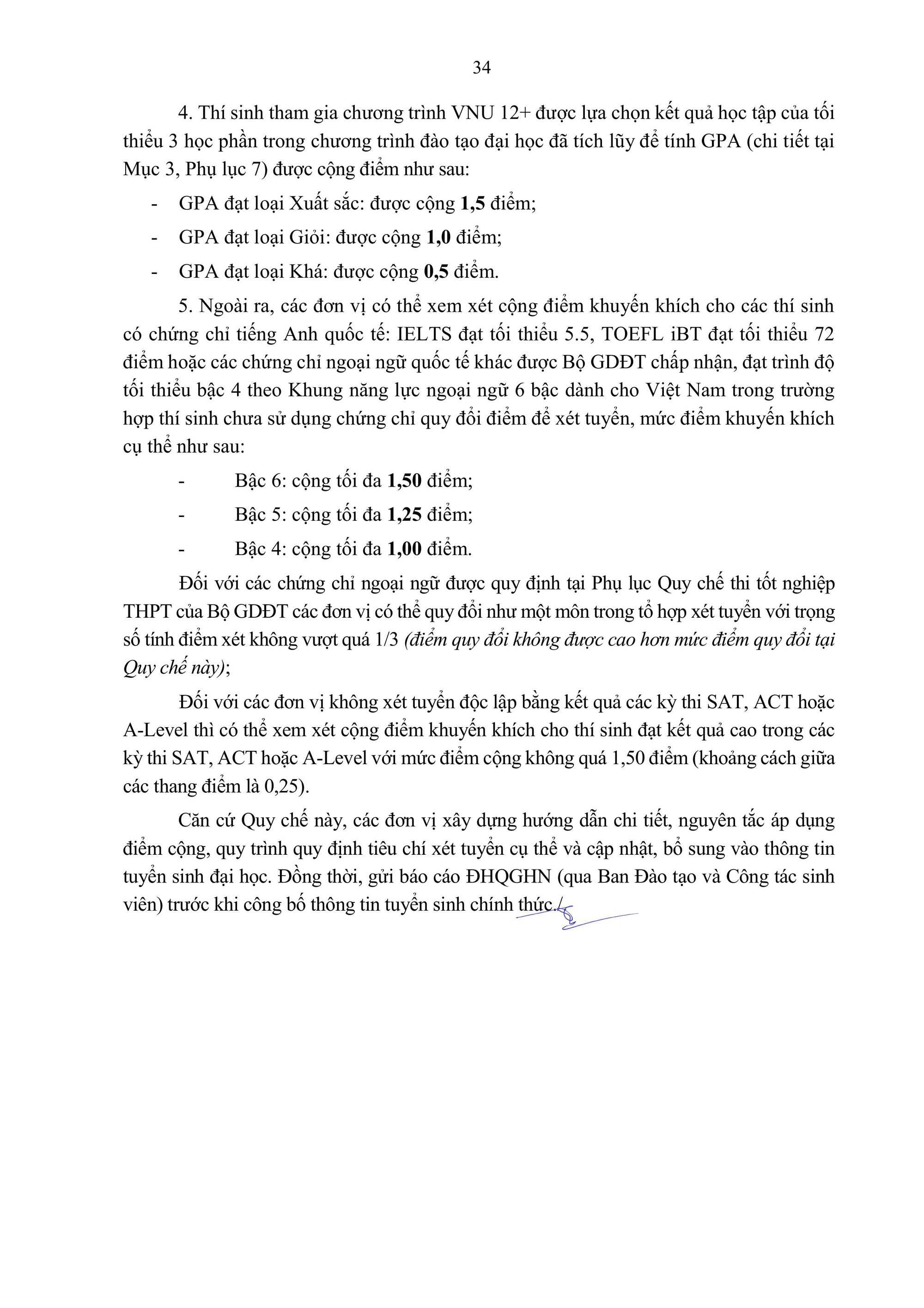 Quy chế TUYỂN SINH 2026 của Đại học Quốc gia Hà Nội- Ảnh 36.