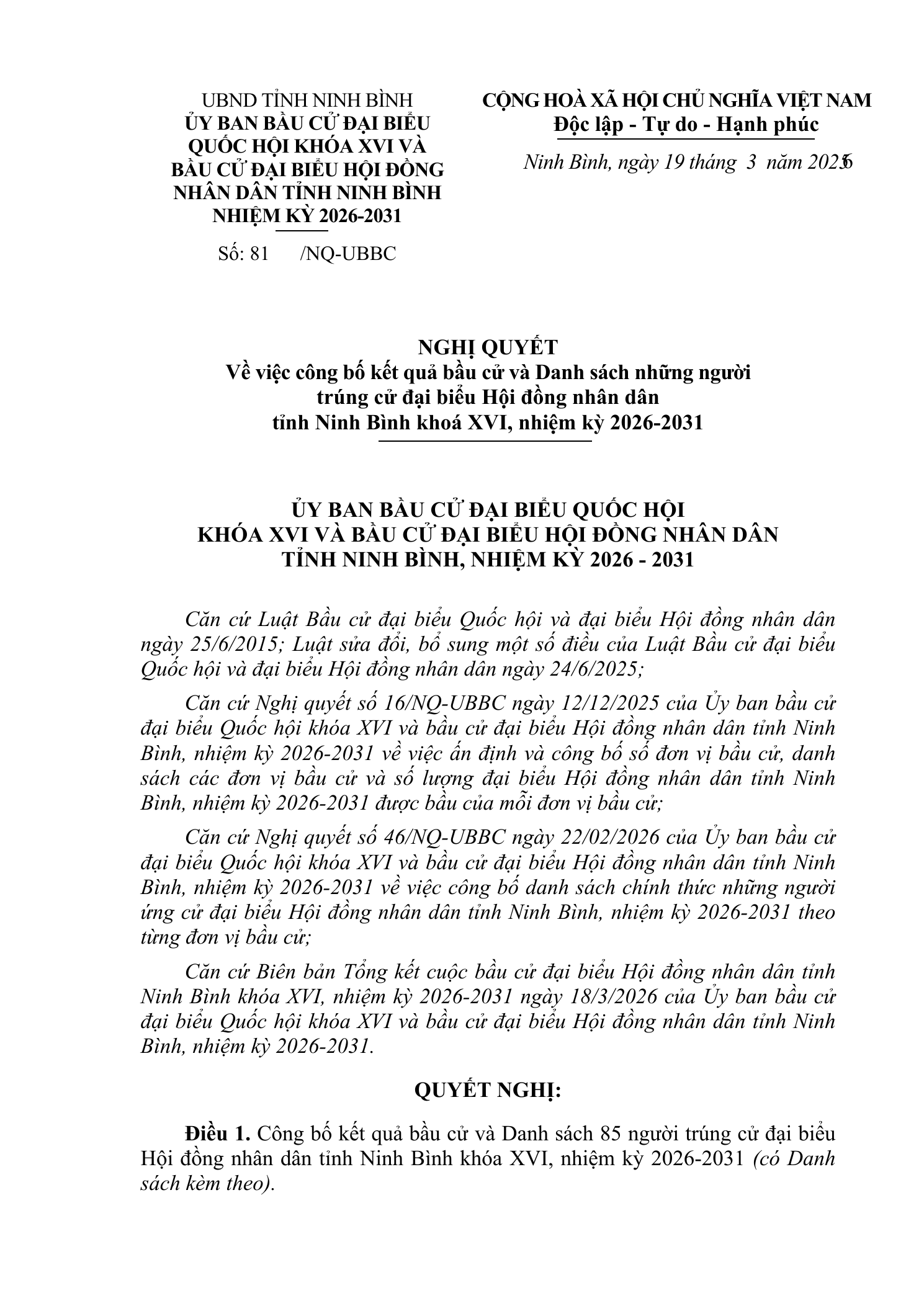 Danh sách trúng cử đại biểu HĐND tỉnh Ninh Bình nhiệm kỳ 2026 - 2031- Ảnh 2.