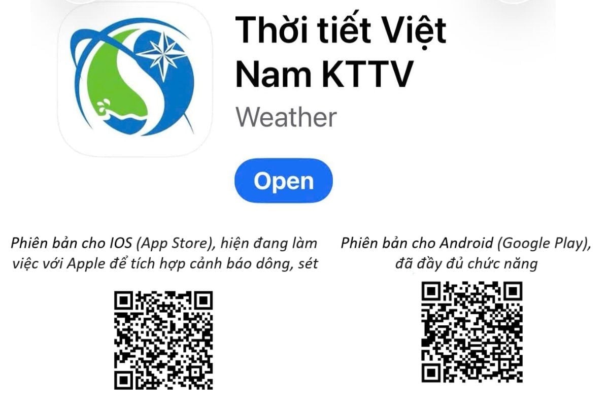 Tra cứu thông tin thời tiết trên app 'Thời tiết Việt Nam KTTV'- Ảnh 1.