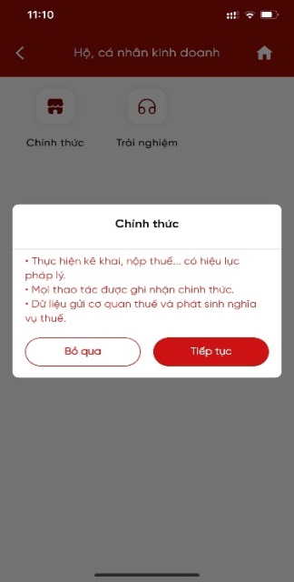 Hướng dẫn hộ kinh doanh thông báo số tài khoản ngân hàng/số hiệu ví điện tử trên ứng dụng Etax Mobile- Ảnh 3.