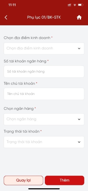 Hướng dẫn hộ kinh doanh thông báo số tài khoản ngân hàng/số hiệu ví điện tử trên ứng dụng Etax Mobile- Ảnh 7.