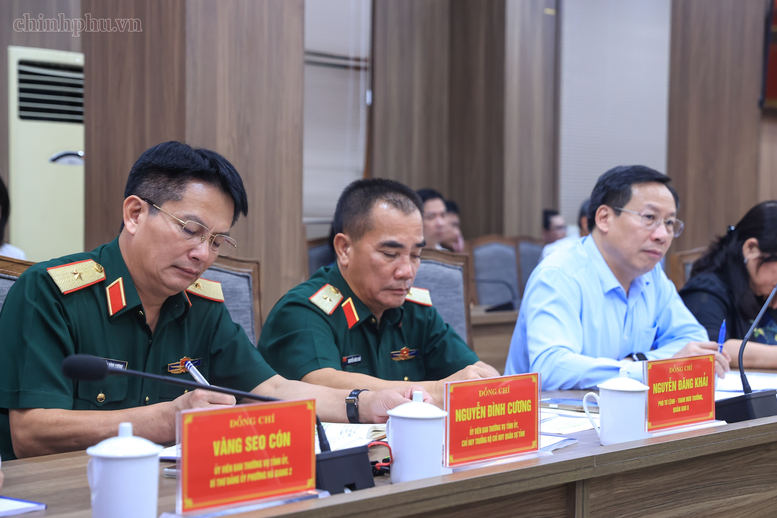 THỦ TƯỚNG LÊ MINH HƯNG LÀM VIỆC VỚI BAN THƯỜNG VỤ TỈNH ỦY TUYÊN QUANG- Ảnh 9.