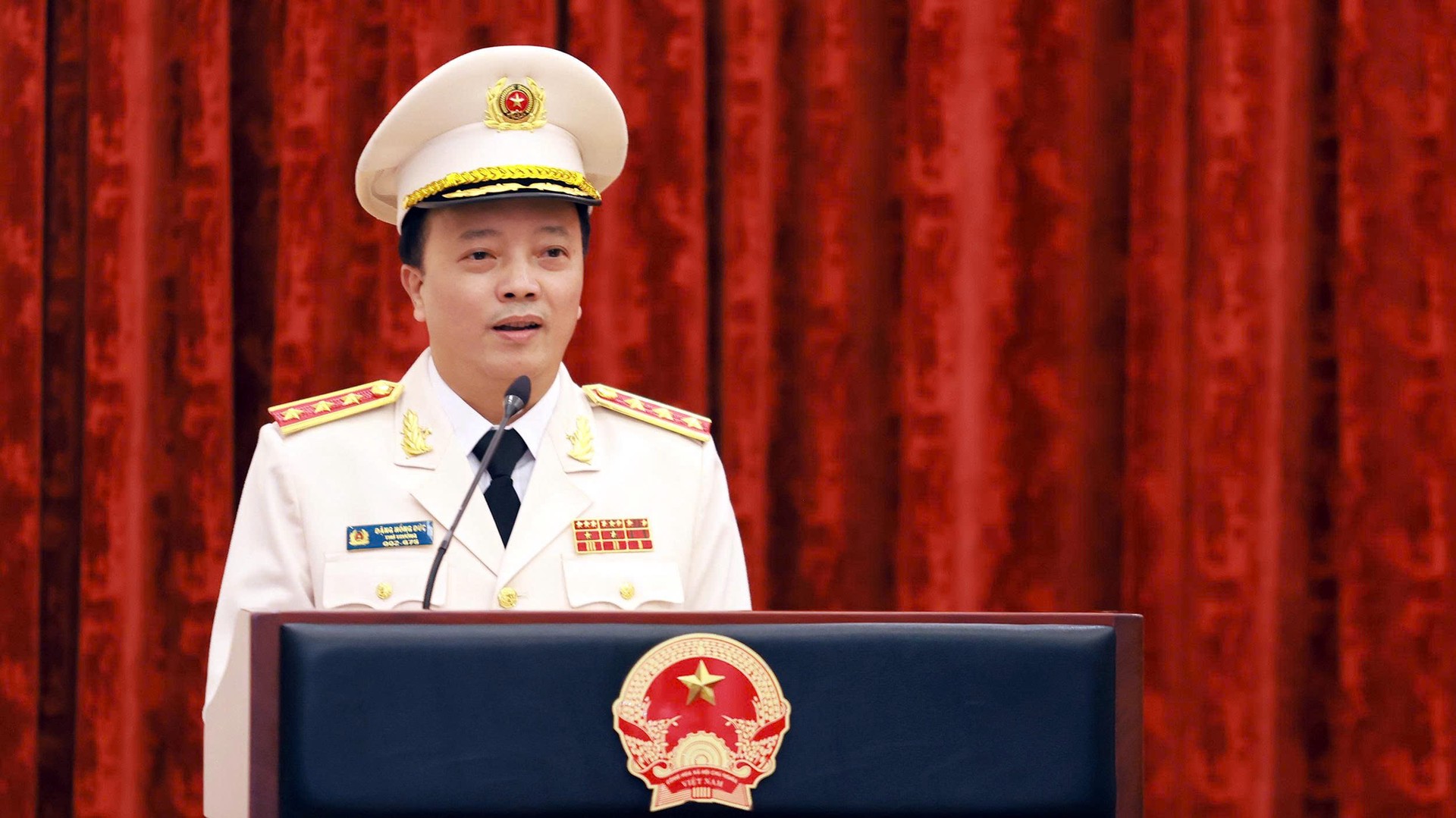 Tổng Bí thư, Chủ tịch nước Tô Lâm trao Quyết định thăng cấp bậc hàm Thượng tướng đối với Thứ trưởng Đặng Hồng Đức- Ảnh 4.