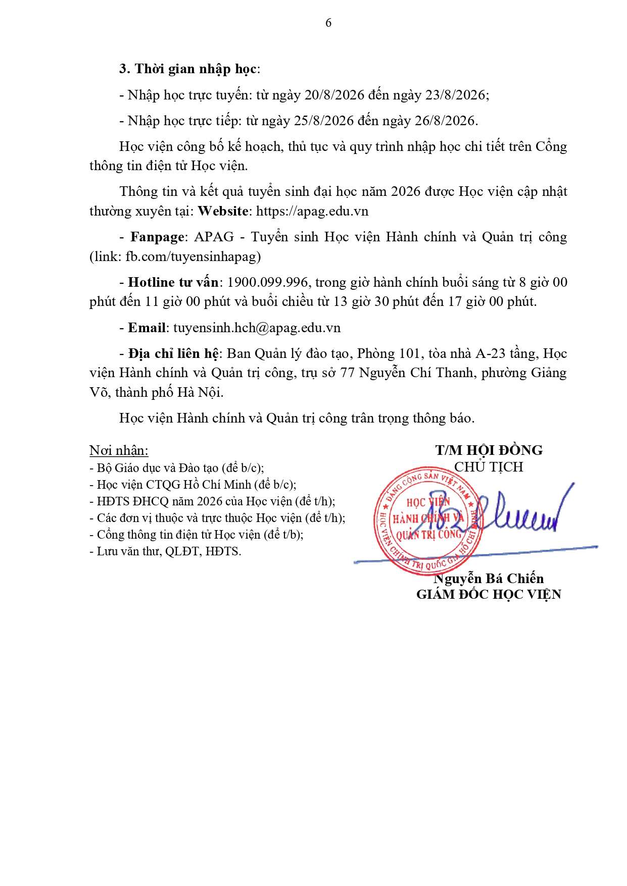 Điểm chuẩn Học viện Hành chính và Quản trị công 2026- Ảnh 6.