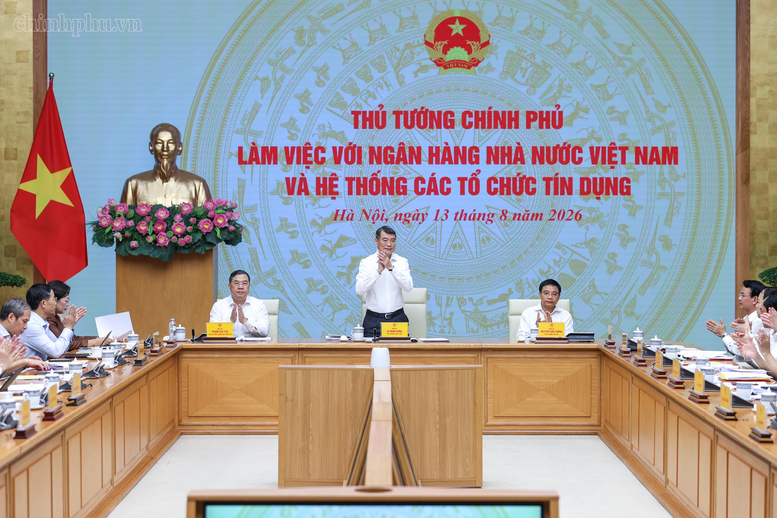 Thủ tướng Lê Minh Hưng làm việc với Ngân hàng Nhà nước và hệ thống các tổ chức tín dụng- Ảnh 1.