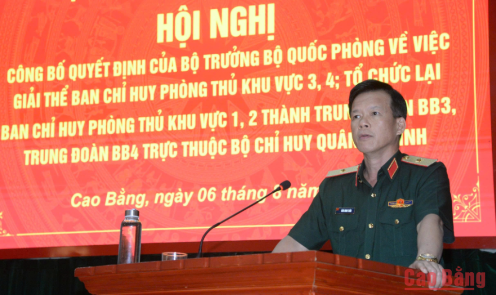 Điều động sĩ quan, sắp xếp, điều chỉnh, tổ chức lại lực lượng quân sự địa phương- Ảnh 1.