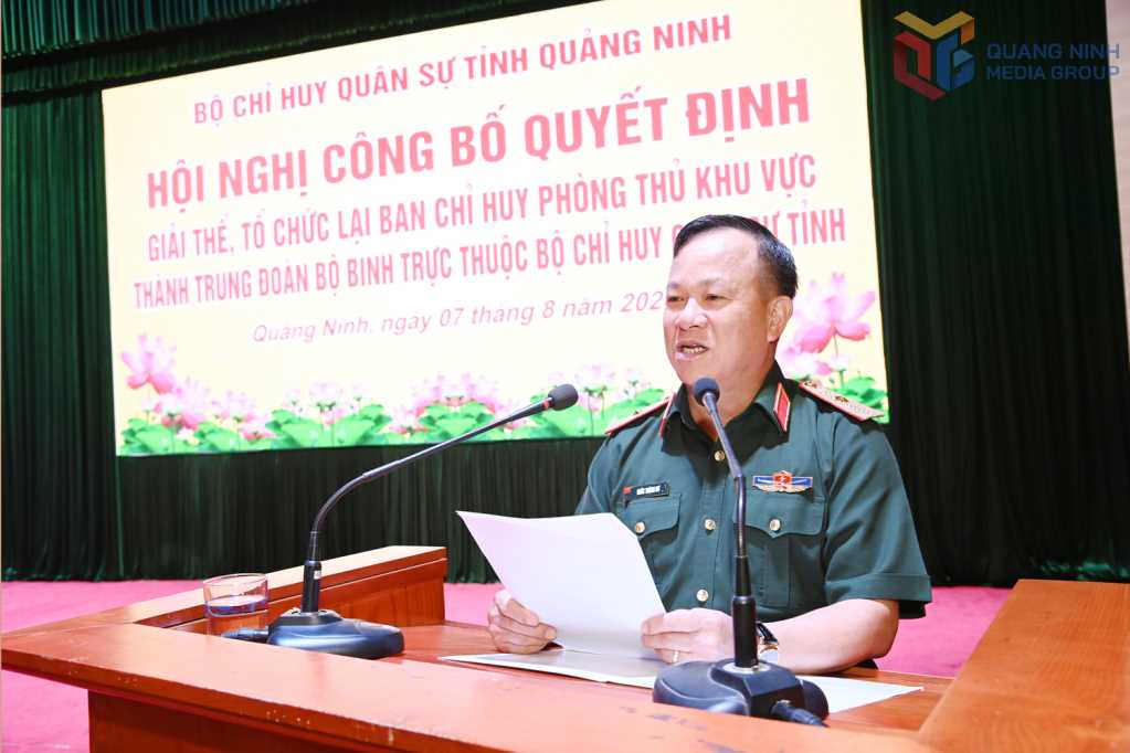 Giải thể, sắp xếp, điều chuyển, tổ chức lại lực lượng quân sự địa phương- Ảnh 1.